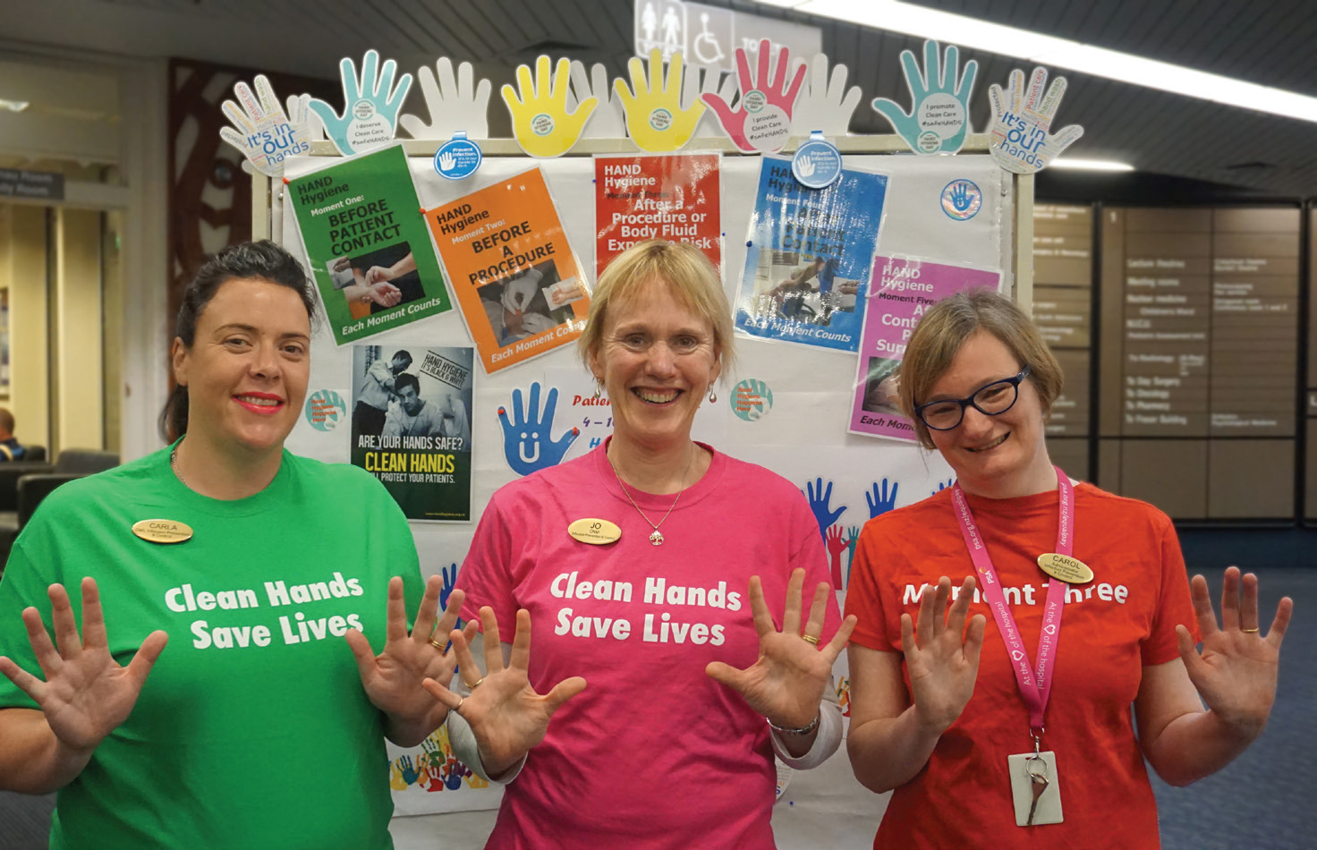 The Infection Prevention and Control Team get behind Patient Safety Week