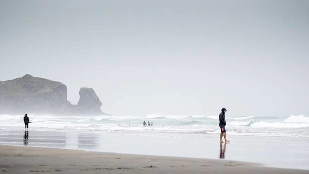Bethells Beach has been declared a no-swim zone. Photo: NZME