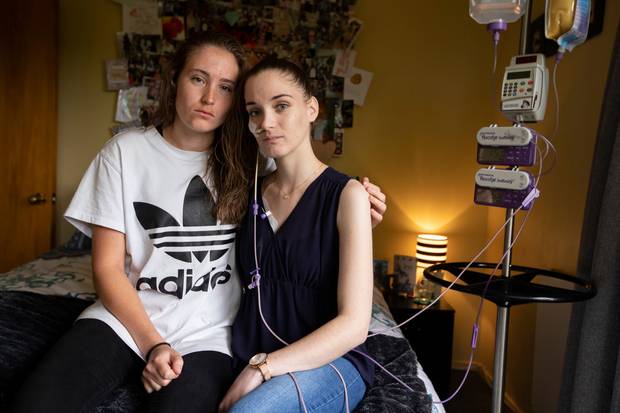 Twin sisters Olivia and Georgie Ferris. Georgie has almost died twice from complications stemming...