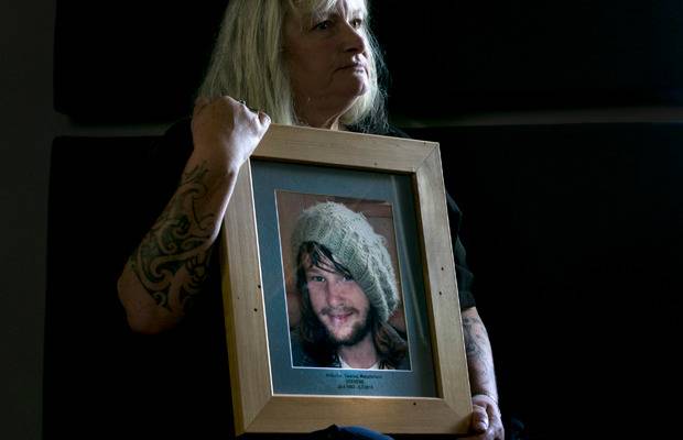 Jane Stevens, the mother of Nicky Stevens who killed himself after he walked out of the Henry...