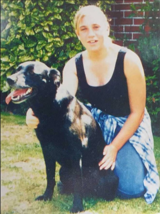 Kirsty and her dog Abby. Photo: Supplied