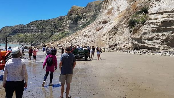 A member of a Cape Kidnappers Gannet tour took this photo before the tour were turned back. Photo...