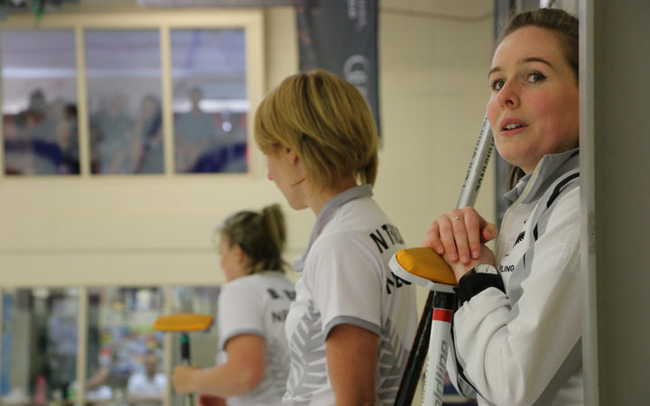 New Zealander Eloise Pointon (right) during the women’s match against Poland Photo: RNZ