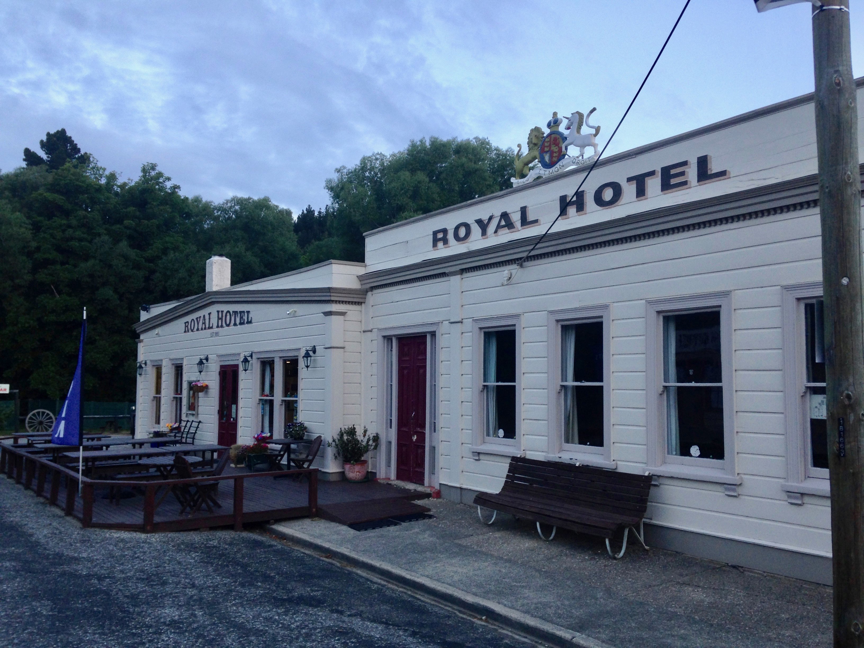 The Royal Hotel, aka the bottom pub, Naseby. PHOTO: JANE KING
