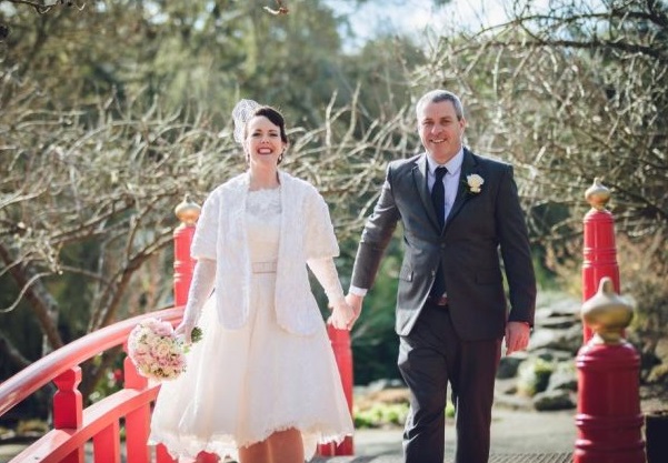 Rebecca and Adder van Dijk got married in Oamaru in 2017. Photo: Supplied