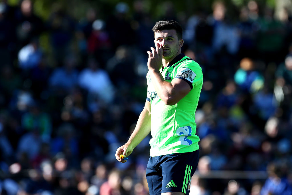 Bryn Gatland will start at first five for the Highlanders against the Rebels. Photo: Getty