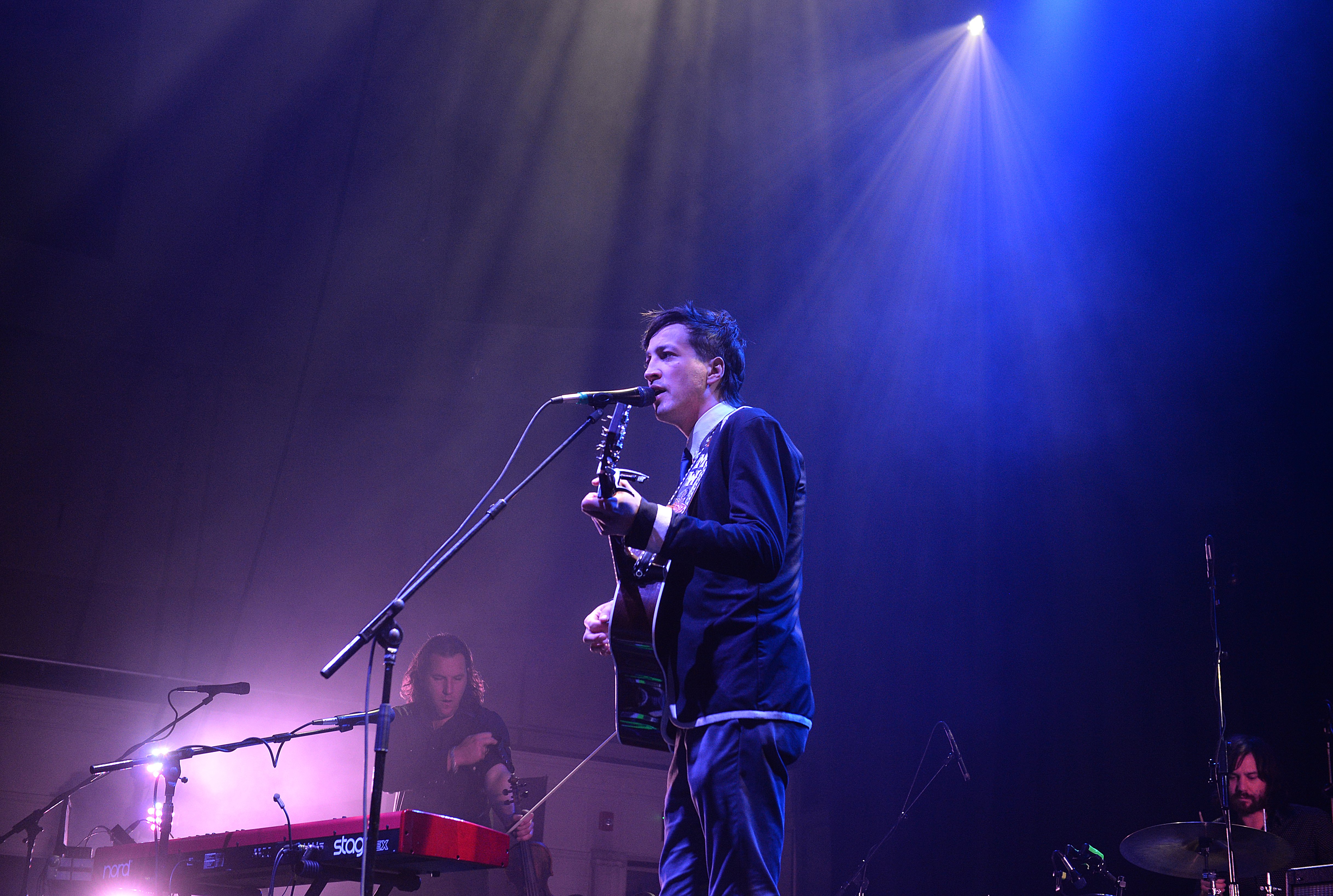 Marlon Williams plays at the Dunedin Town Hall last year. Photo: Linda Robertson
