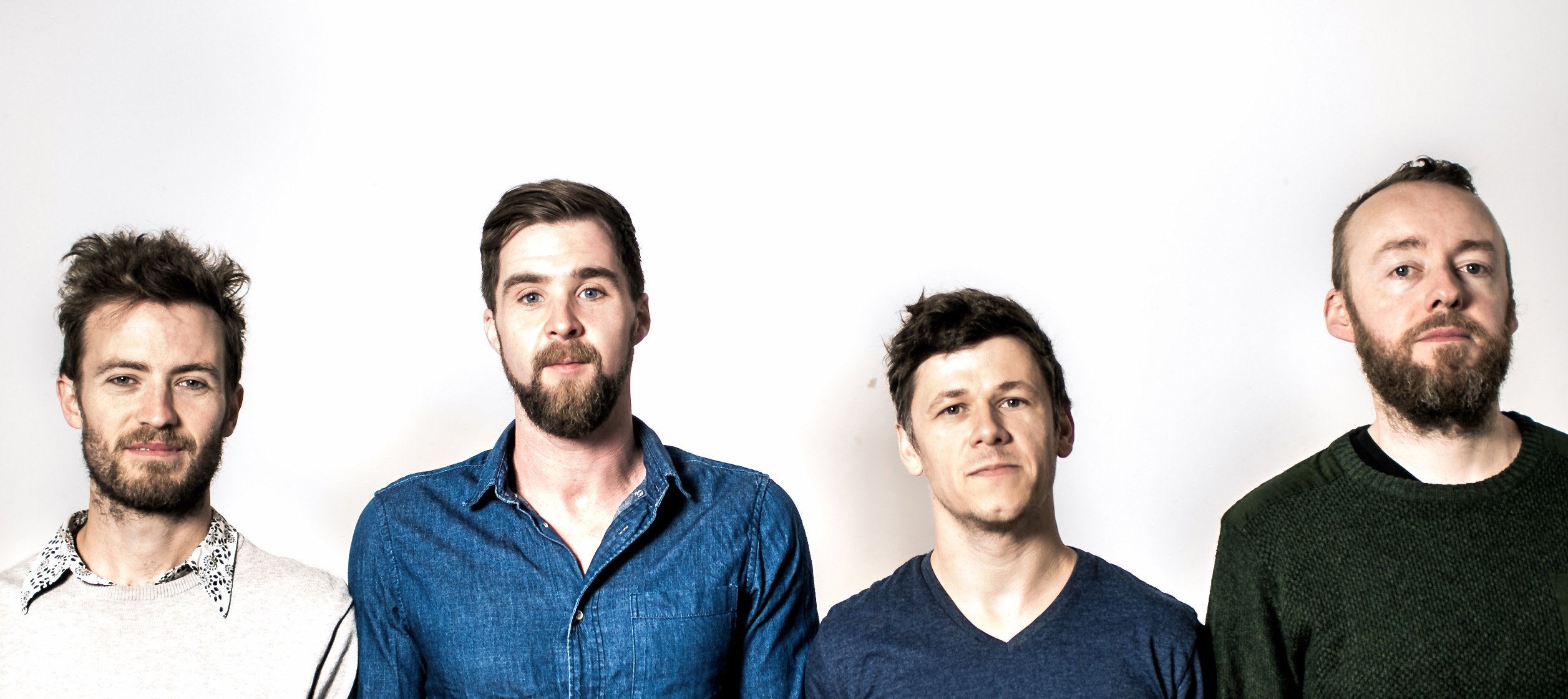 The Young Folk (from left), Alex Borwick, Paul Butler, Anthony Furey and Marc Aubele. Photo:...