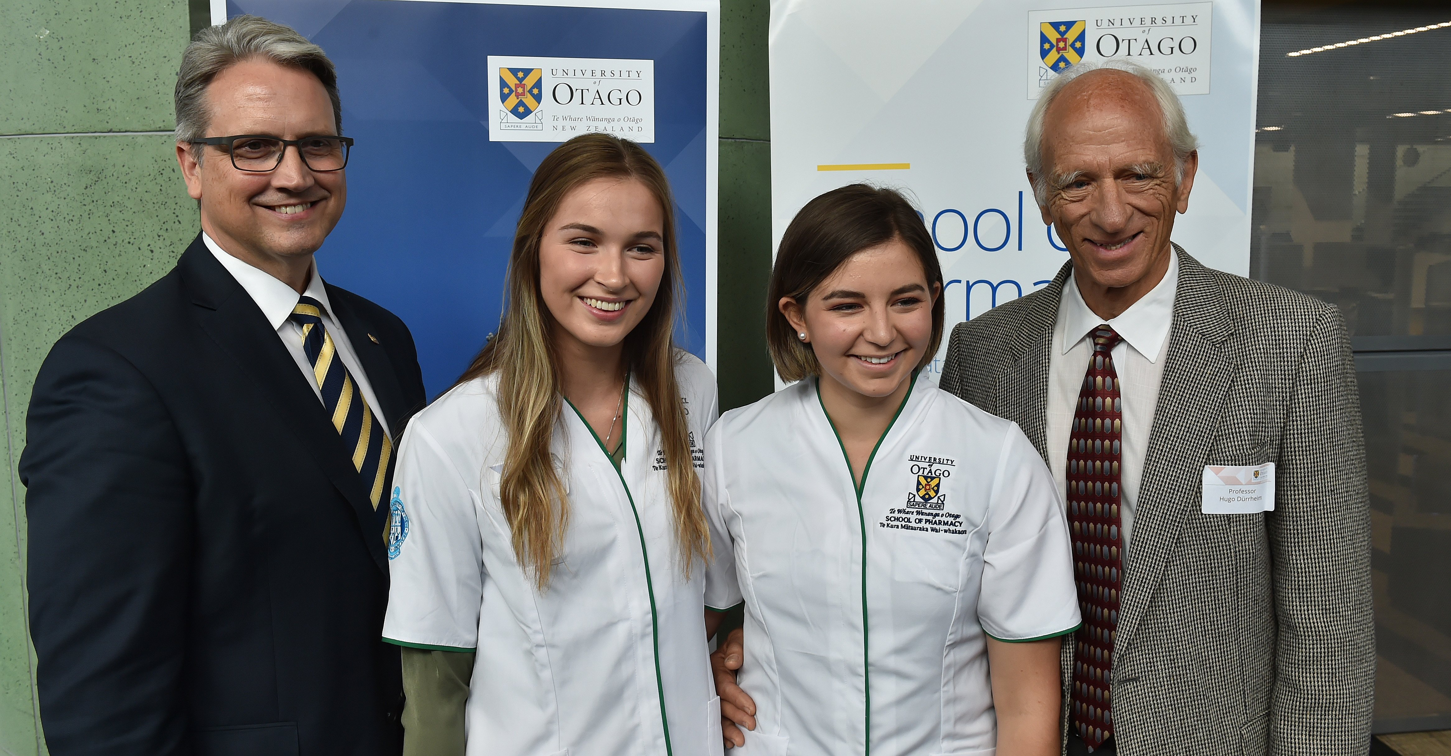 Australian father James McBrayer (left) passes on the family tradition to daughter Charlotte,...