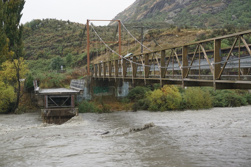 The Matukituki River flowing near Lake Wanaka on Tuesday afternoon. Photo: Sean Nugent