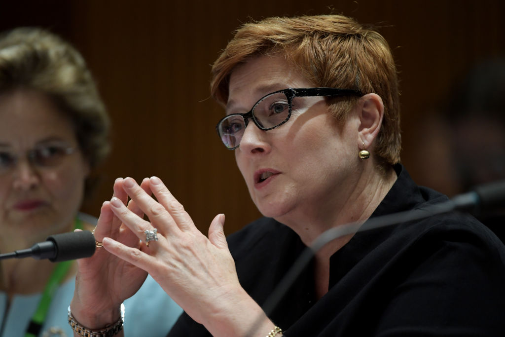 Australian Foreign Minister Marise Payne. Photo: Getty 