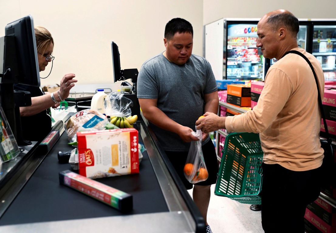 Mark Rangi, a New Zealander based in Sydney and a survivor of the Christchurch shootings, shops...