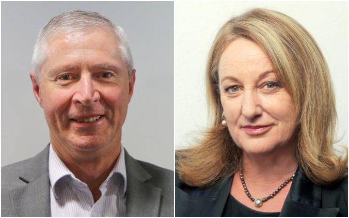 Newsroom co-editor Mark Jennings (L) and investigations editor Melanie Reid were held overnight...