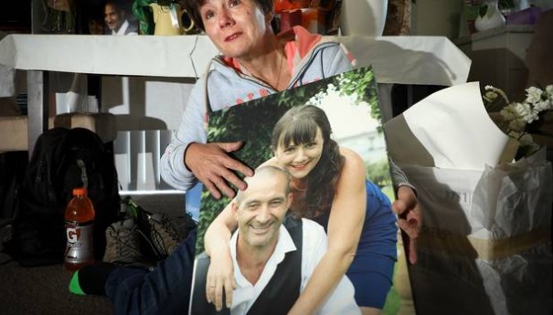 Steffi August said her husband was such a hardworking man and the "top furniture mover in town"....