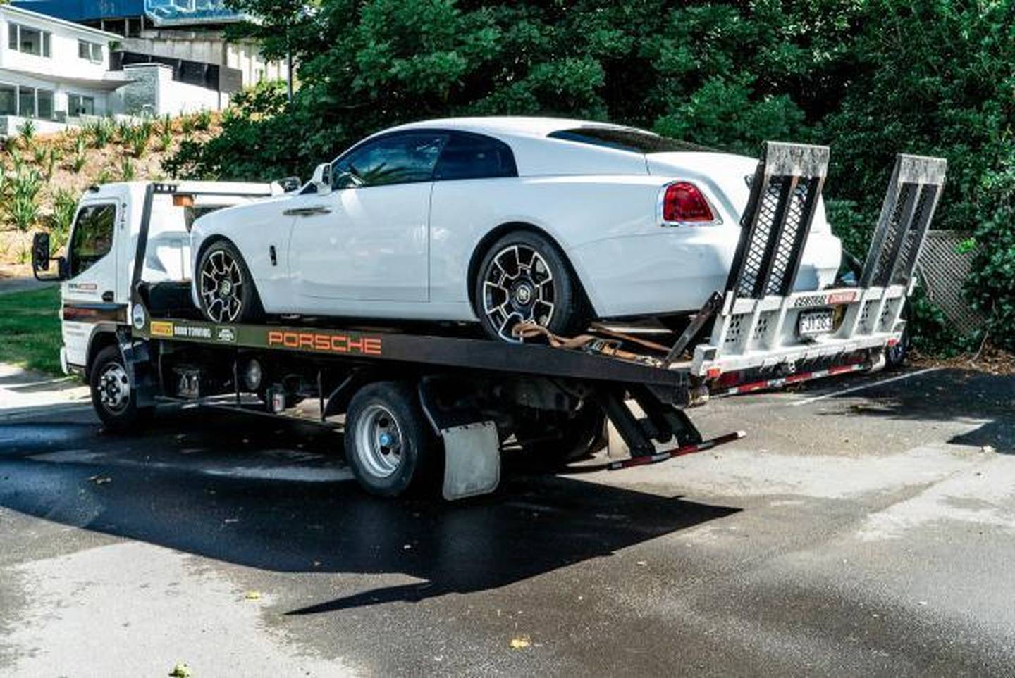 The Rolls Royce Wraith seized by police in Operation Nova. Photo: Supplied.