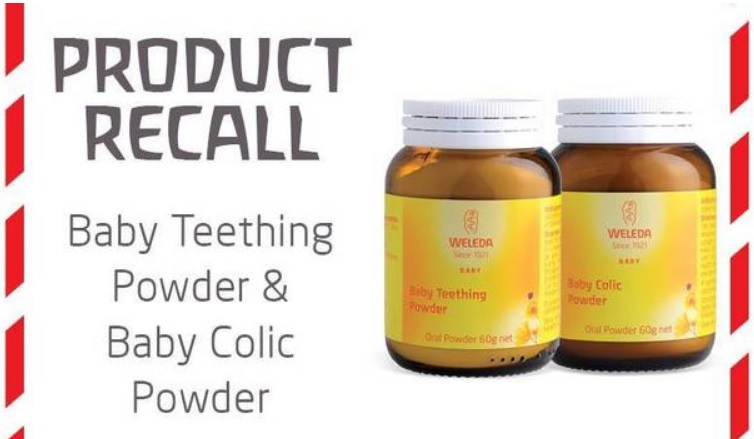 Weleda is recalling two of its products over possible plastic contamination. Photo: Supplied