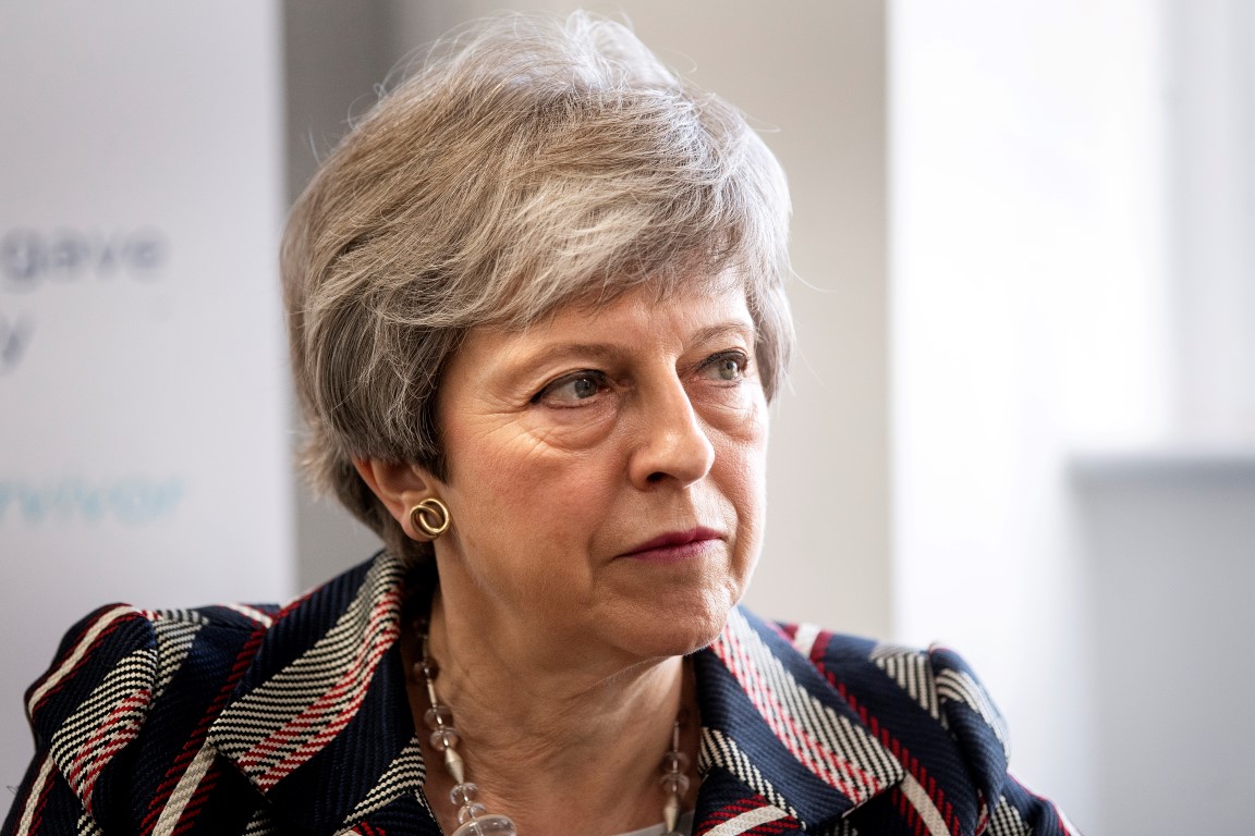 British Prime Minister Theresa May. Photo: Reuters 