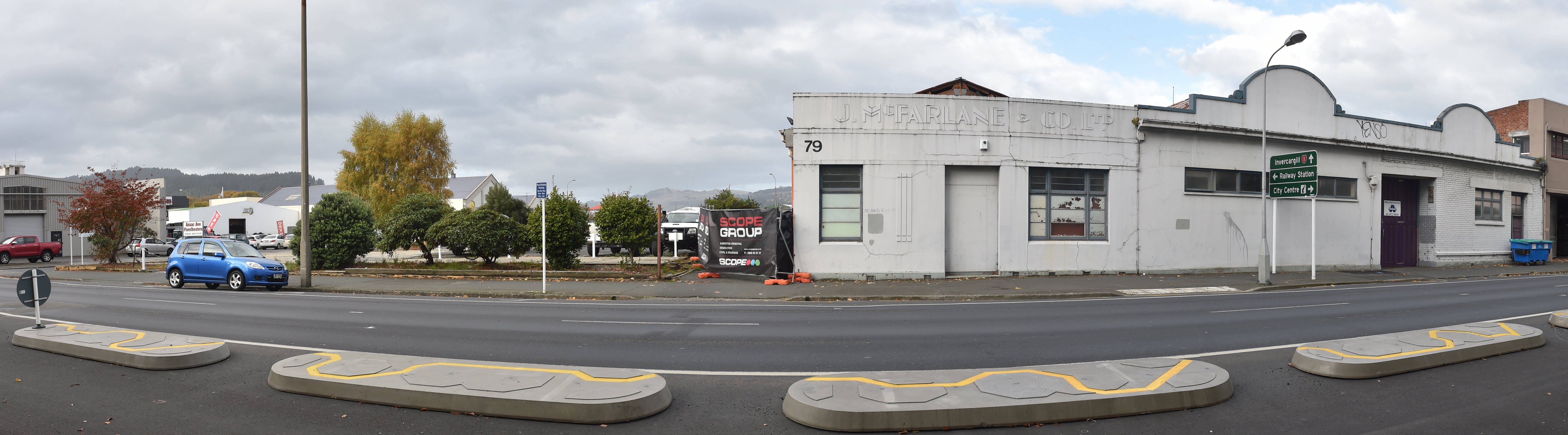 Buildings by the former Cadbury car park between Castle St and Anzac Ave will be demolished this...