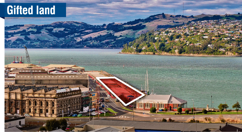 Port of Otago land in Fryatt St given to the University of Otago. Image: Supplied