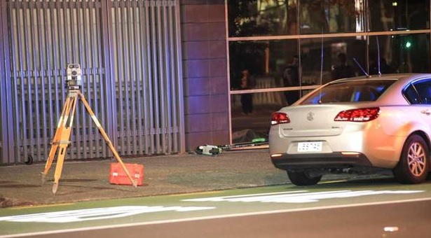 The scene of the incident in Auckland. Photo: NZ Herald