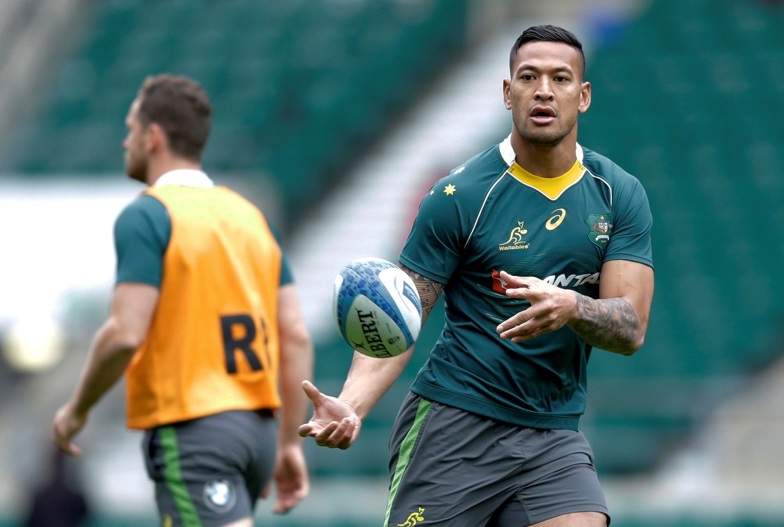 Israel Folau. Photo: Reuters