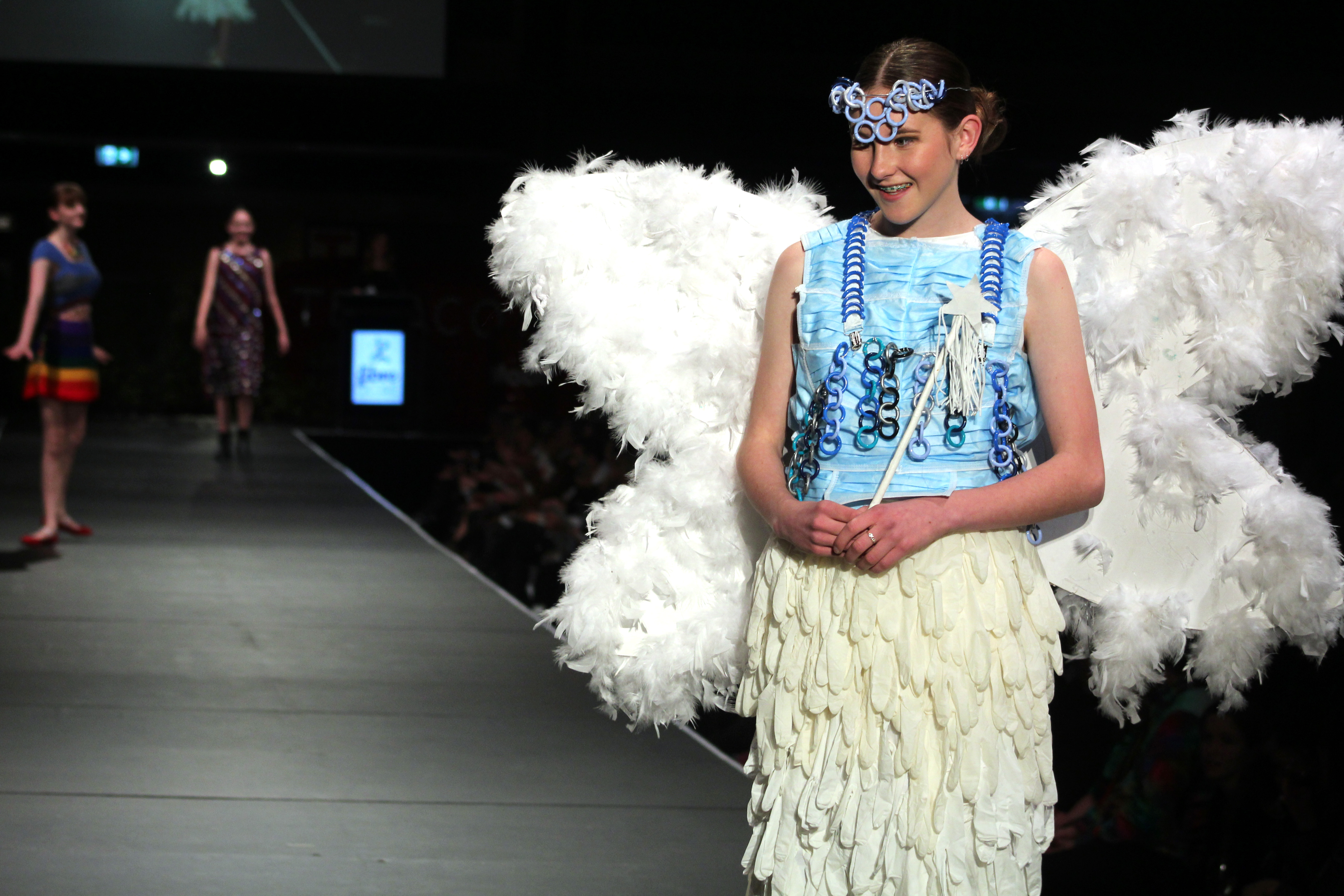 Joanna Neylon wears The Tooth Fairy created by Caitlin Whitaker, Neve Waddel, Kayla McQuoid and...