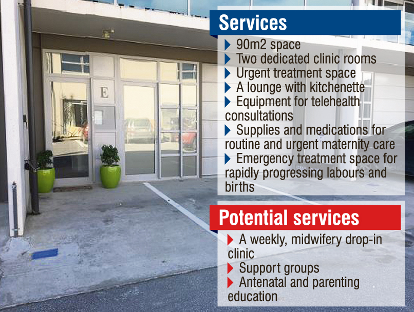 The new Gordon Rd maternity facility is due to be ready early next year.