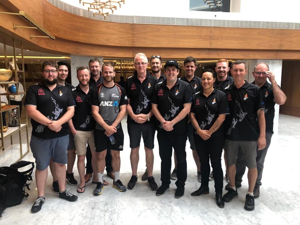 The Black Benchers Parliamentary cricket team and the Black Caps.PHOTO: SUPPLIED