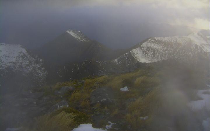 The Kepler Track in Fiordland National Park at 9.50am today. Photo: Doc