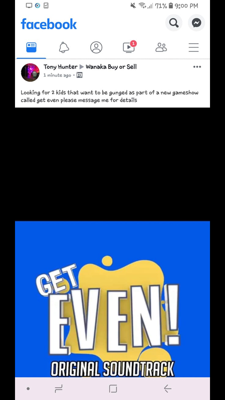 One of the posts about a supposed new game show that has raised concerns. Photo: Facebook