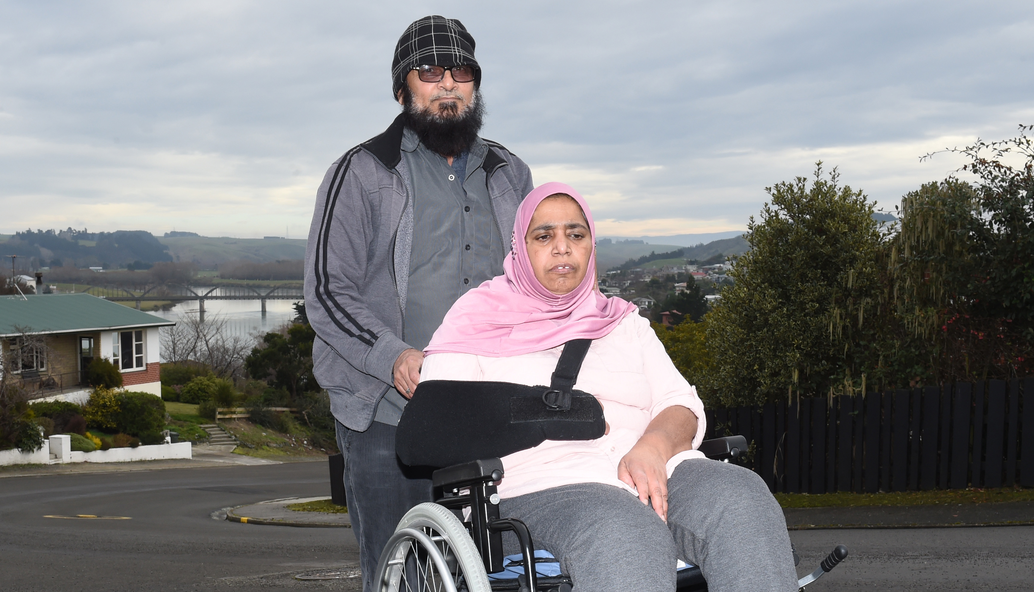  Mohammed Kalim and his wife Firoza Begum. PHOTO: GREGOR RICHARDSON