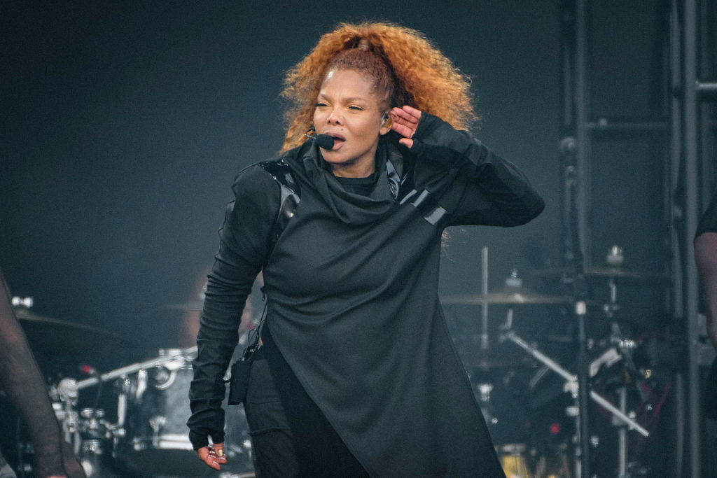 Janet Jackson performs on the Pyramid Stage at Glastonbury in England in June. Photo: Getty 