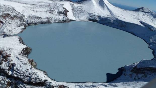 The temperature of Mt Ruapehu's Crater Lake has risen to 27C now from around 14C in mid-July....