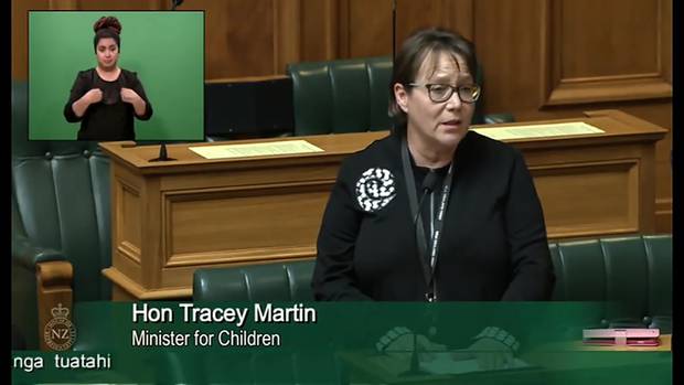 NZ First MP Tracey Martin had hoped to tell the story in Parliament this week. Photo: Parliament TV