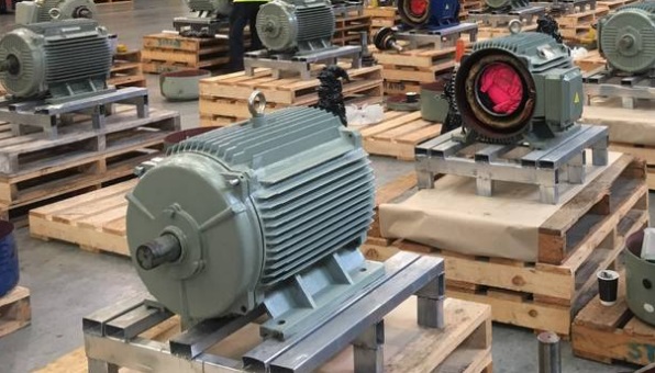 The drugs were found stashed inside a shipment of electric motors. Photo: NZ Customs 