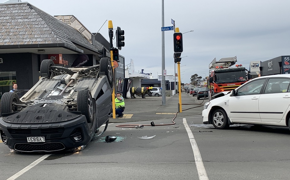 Emergency services at the scene this afternoon. Photo: Abbey Palmer