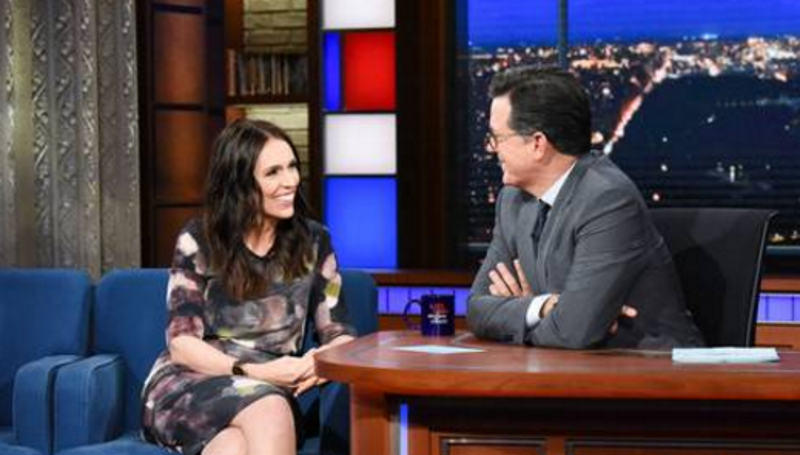 Prime Minister Jacinda Ardern first appeared on The Late Show last year. Photo: ODT Files