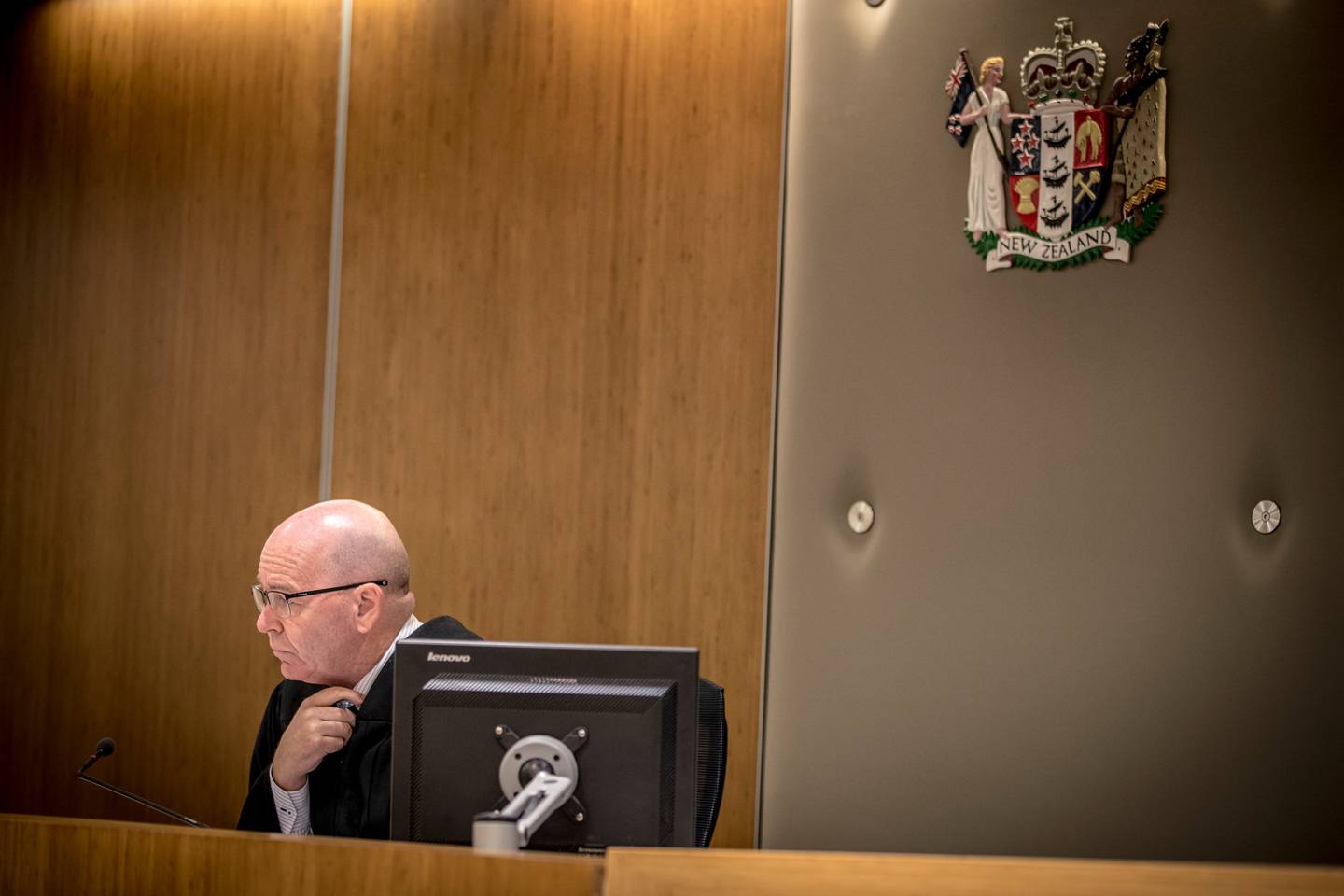 Judge Russell Collins is presiding over the trial in the Auckland District Court. Photo: NZME