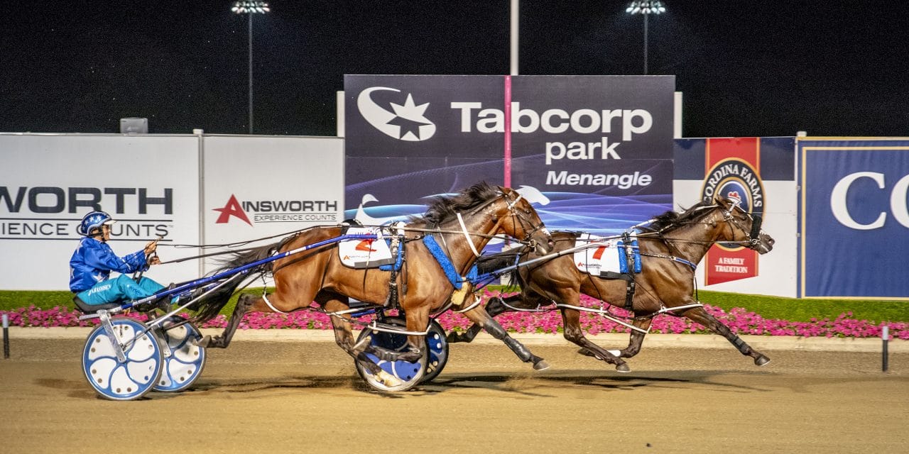 Spankem, pictured beating defending New Zealand Cup champion The Fixer in the Miracle Mile, will...