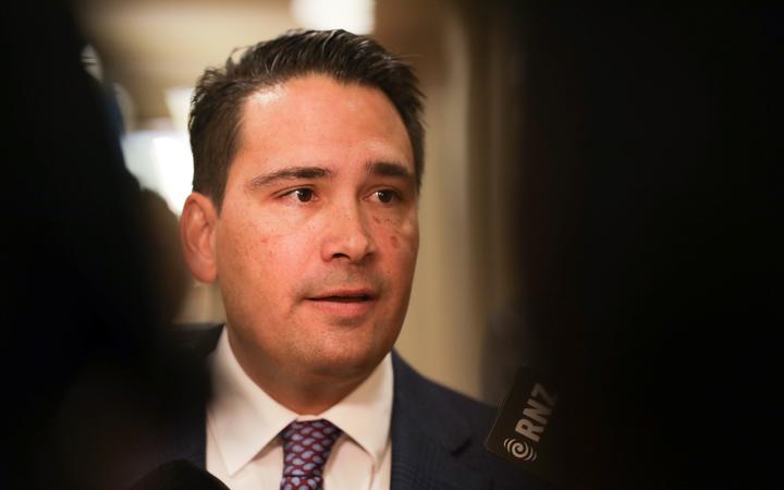 National leader Simon Bridges.