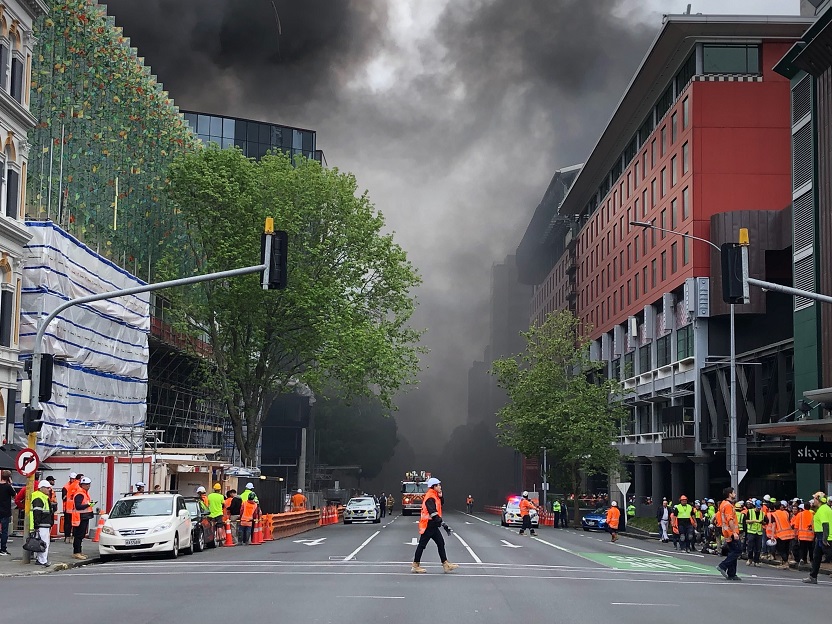 The fire choked central Auckland with smoke as it burned for more than 48 hours last week.