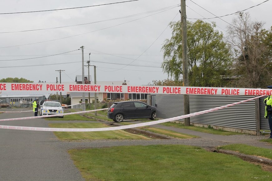 The police investigation is continuing in Otautau. Photo: Luisa Girao