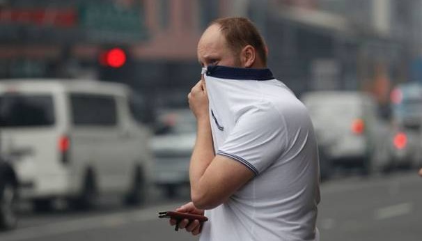 Alerts were sent during the recent convention centre fire in Auckland. Photo: NZ Herald