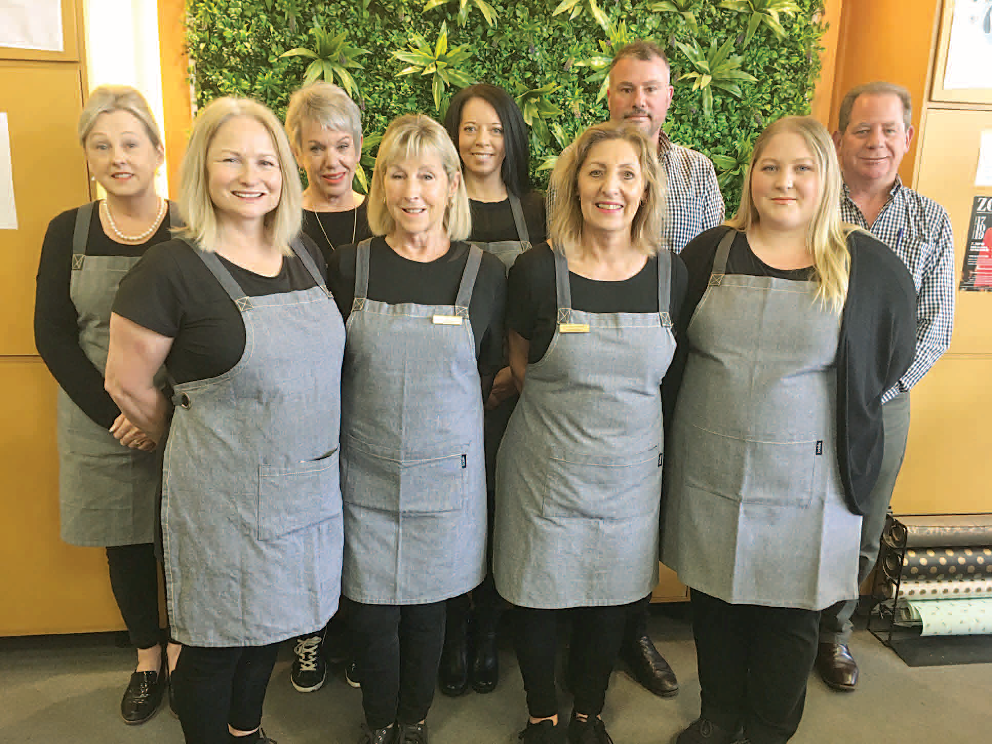 Total Food Equipment staff (back row left to right): Julie Feaver, Beth O’Connor, Ange Griffen,...