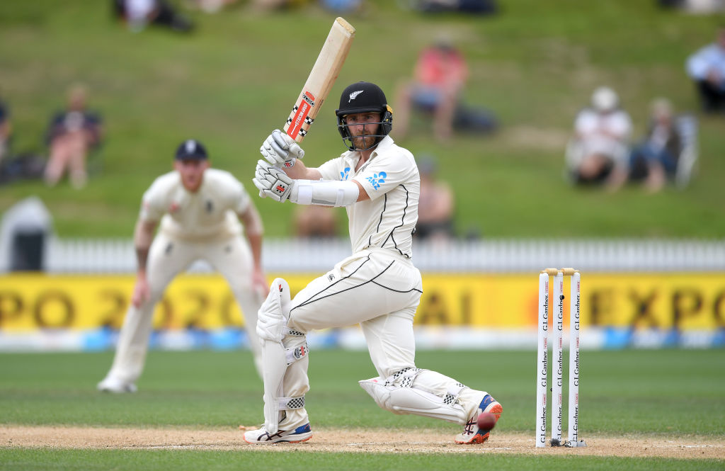 Kane Williamson in action on day five against England. Photo: Getty Kane Williamson in action on day five against England. Photo: Getty