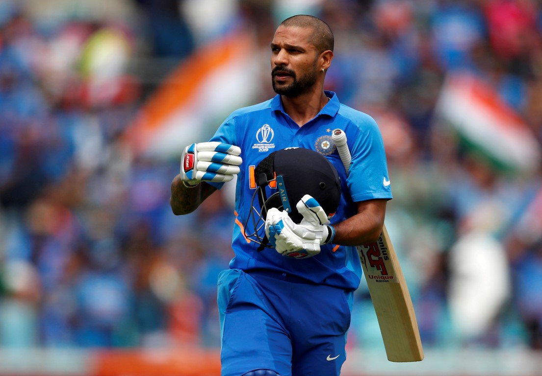 India's Shikhar Dhawan. Photo: Reuters 