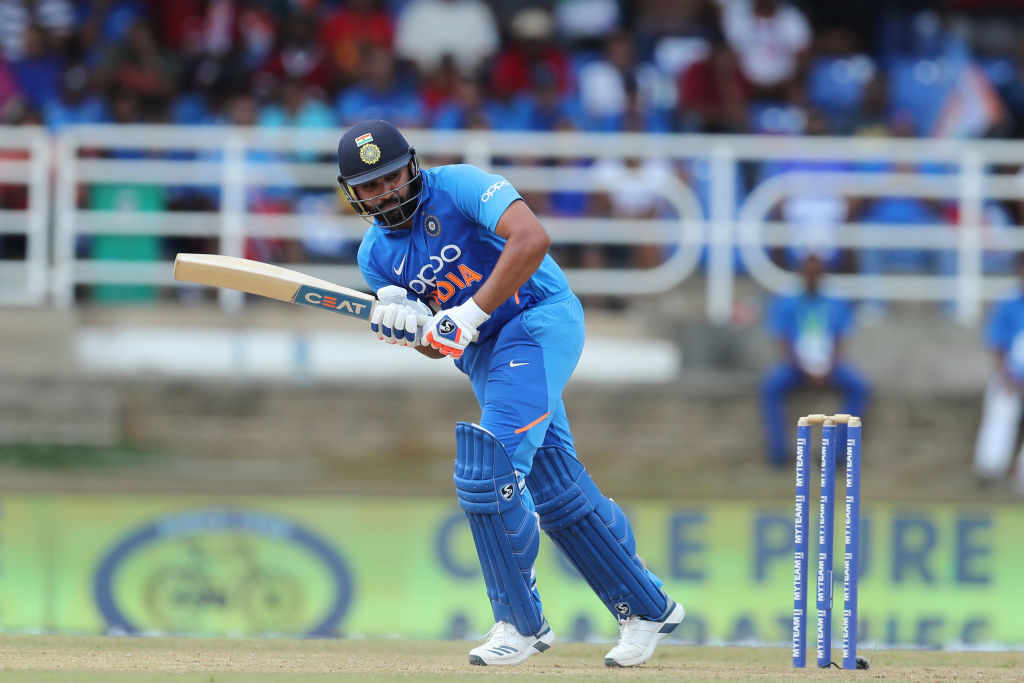 Rohit Sharma scored a century to help India to victory over Australia. Photo: Getty