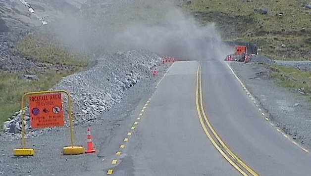Emergency services were called to the scene at 3.45pm. Photo: Milford Road/NZTA