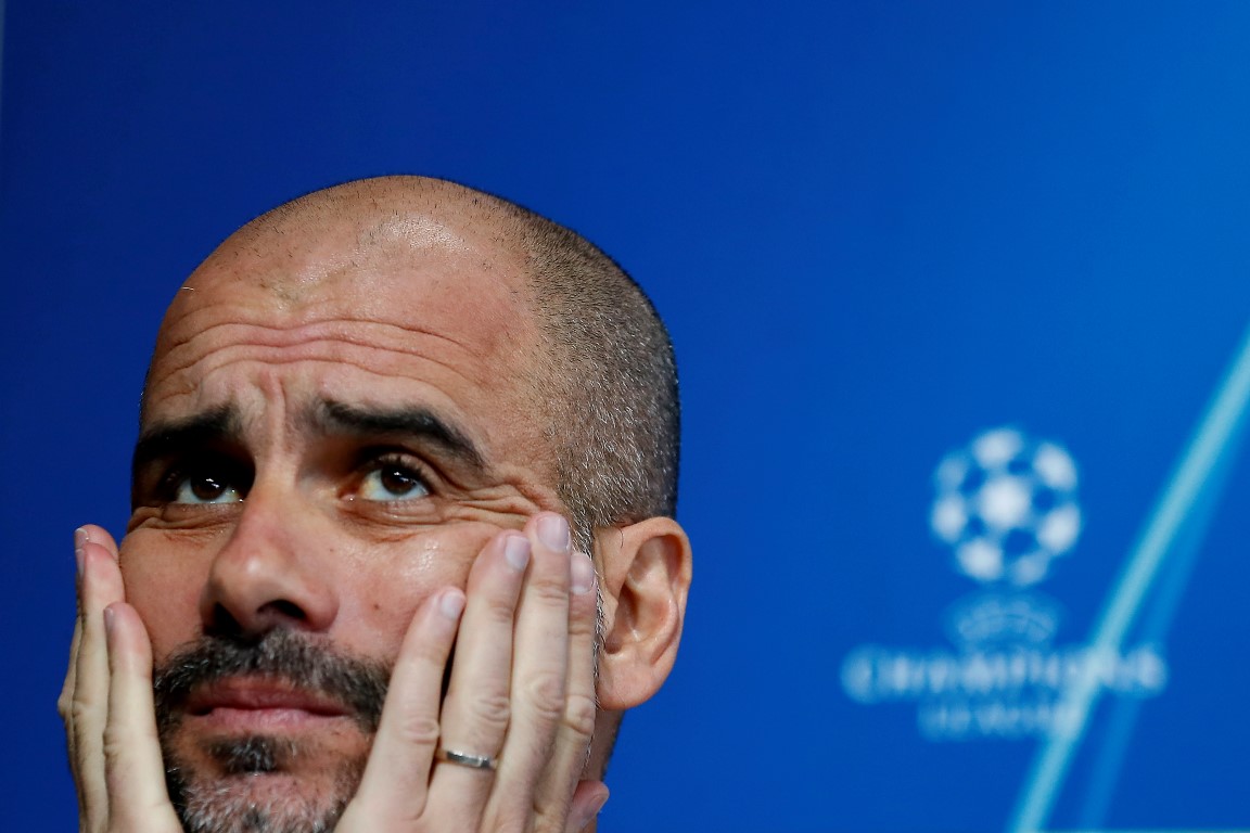 Manchester City manager Pep Guardiola. Photo: Reuters