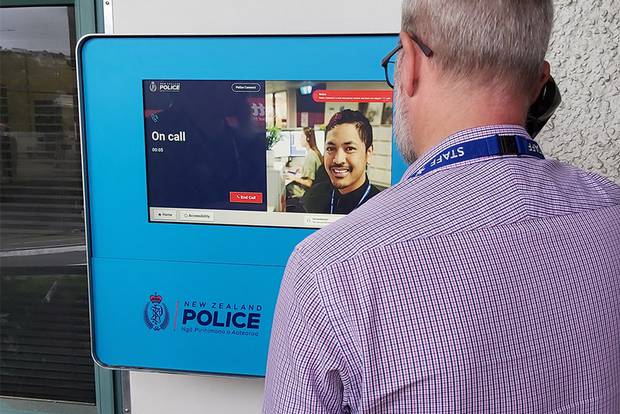 The police connect kiosks will be piloted in three stations. Photo: Supplied